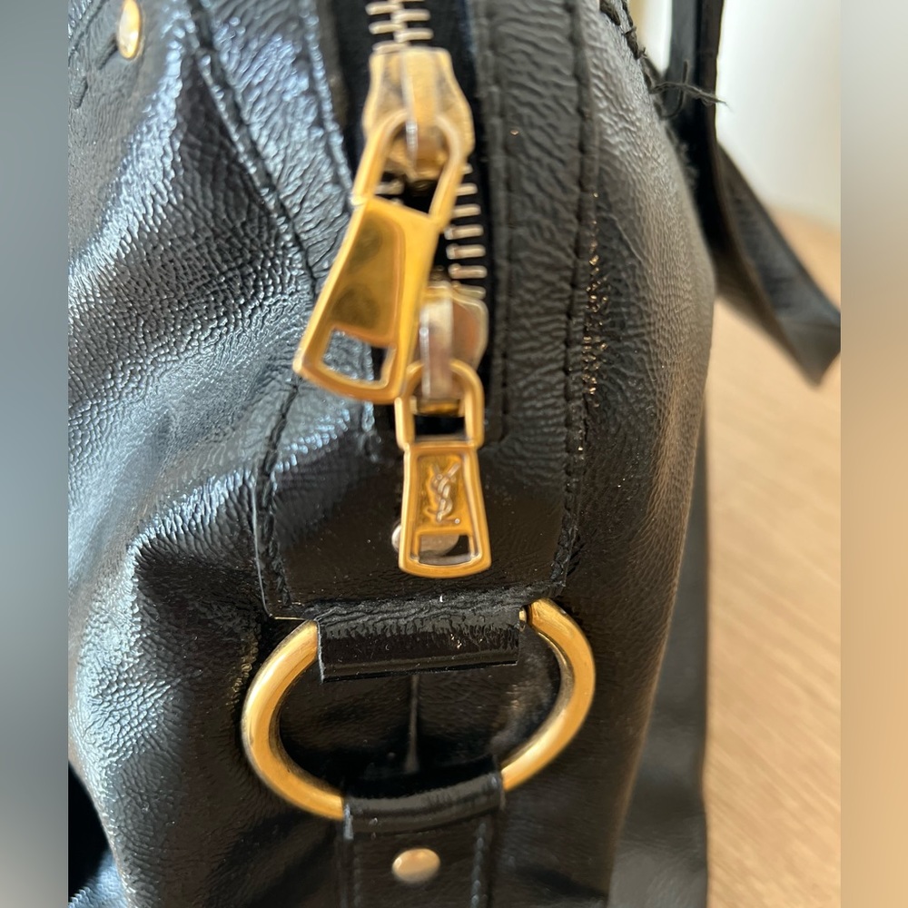 Yves Saint Laurent Medium Patent Muse Shoulder Bag (Used) - Picture 6 of 9